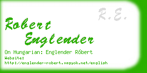 robert englender business card